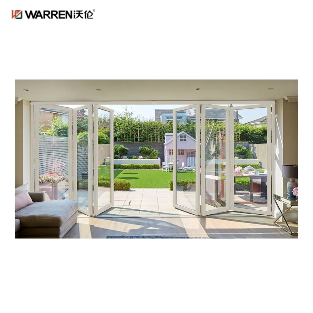Warren 22ft Bifold Door Modern Interior Glass Folding Doors