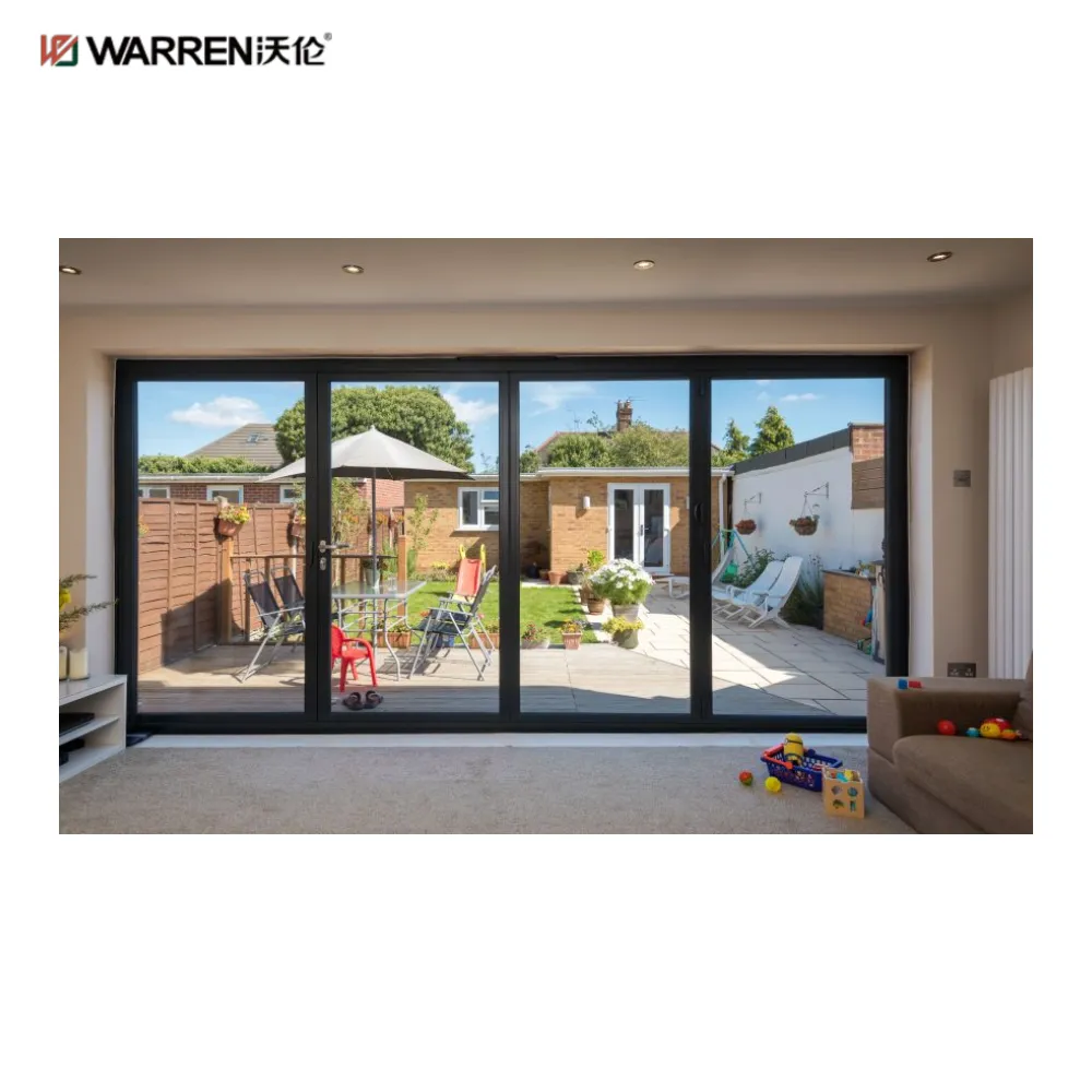 Warren 22ft Bifold Door Modern Interior Glass Folding Doors
