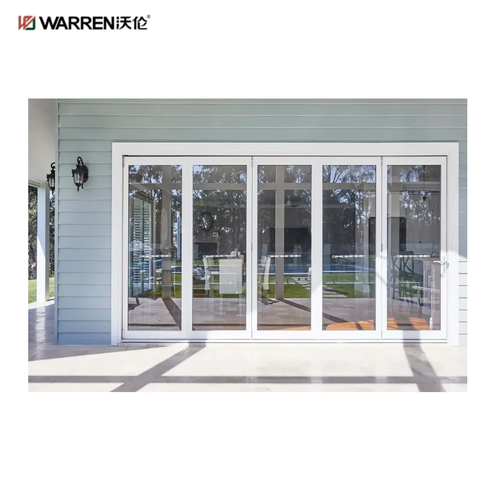 Warren 22ft Bifold Door Modern Interior Glass Folding Doors