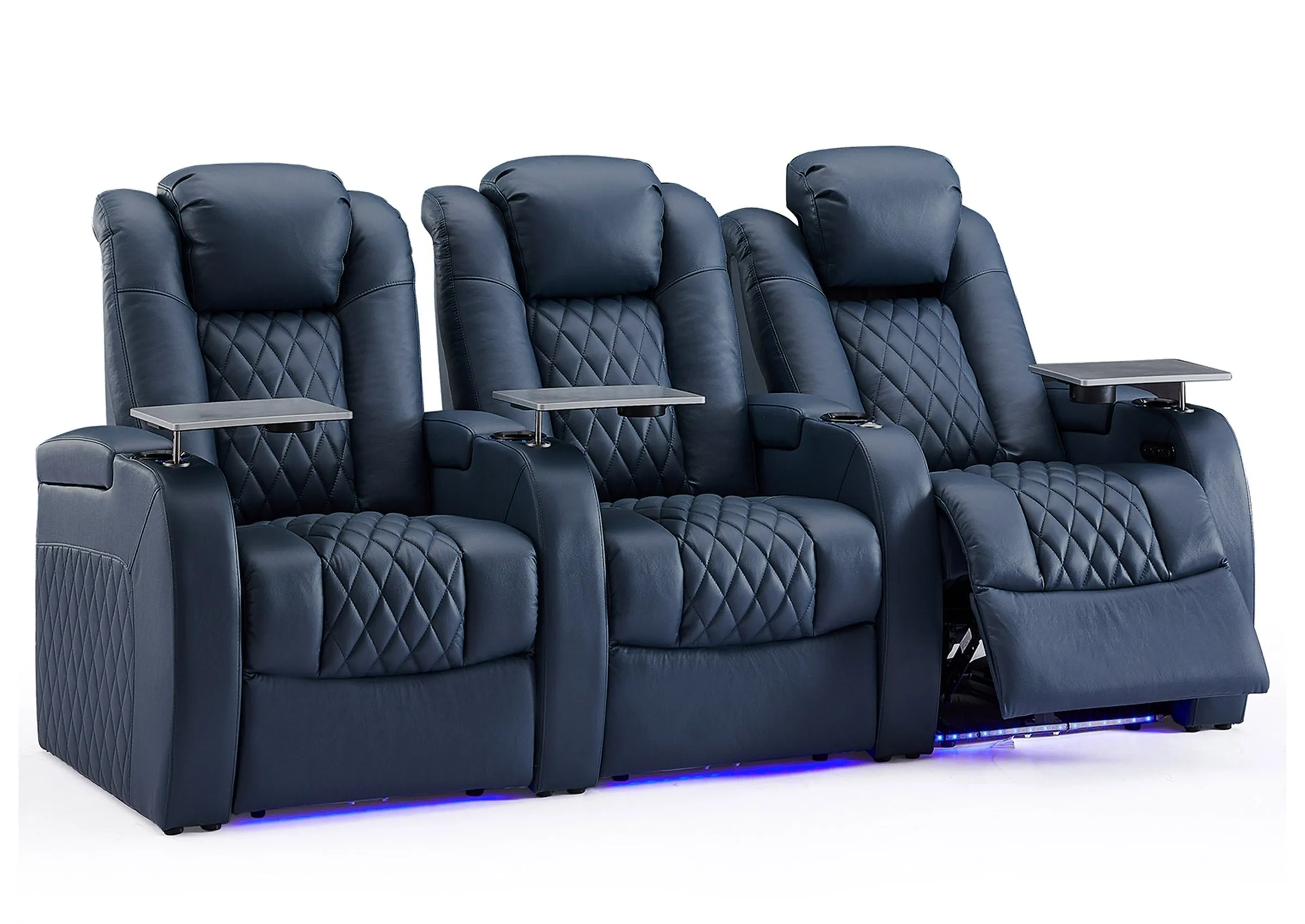Weilianda Luxury Series Home Theater Seating Brown