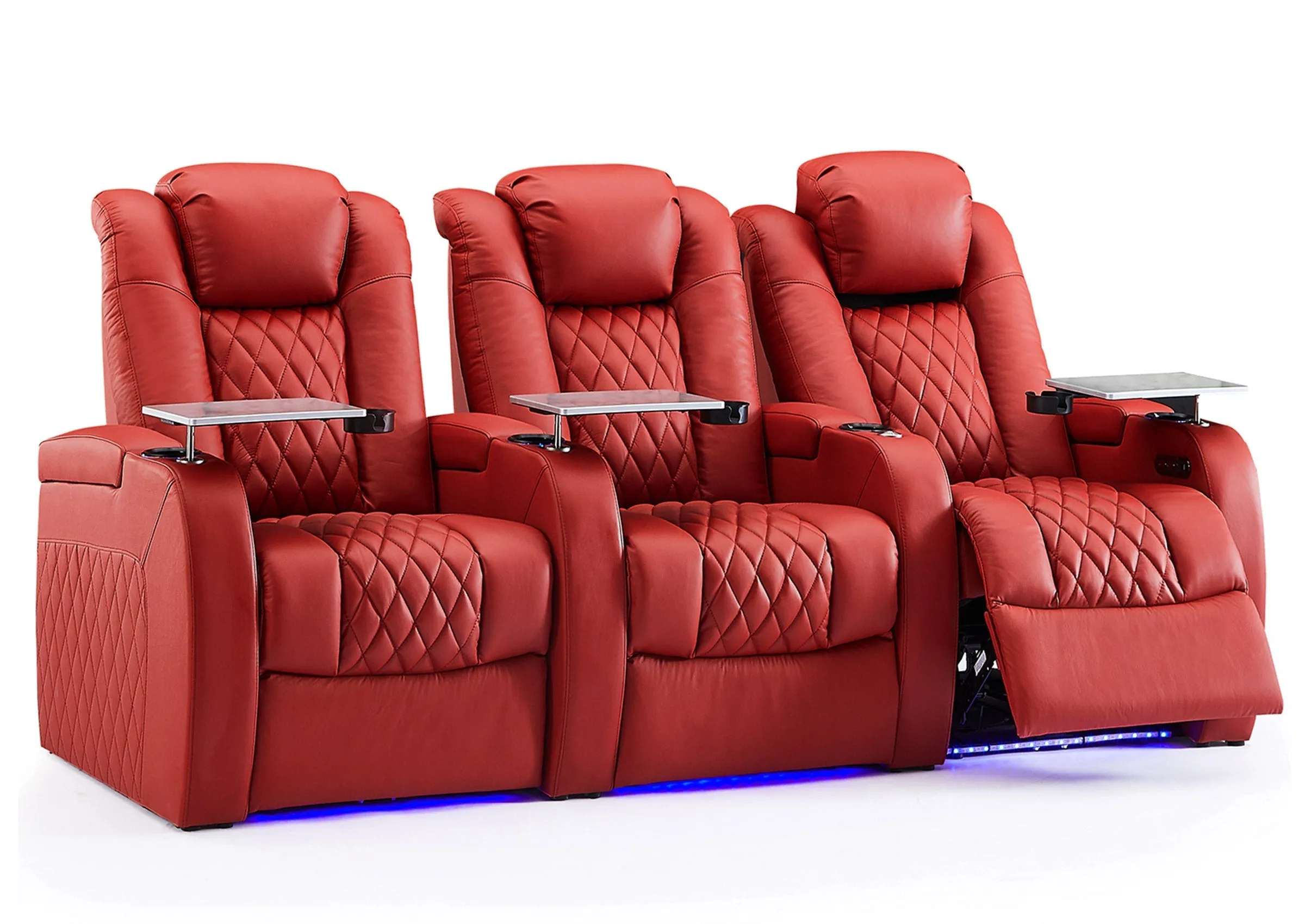 Weilianda Luxury Series Home Theater Seating Brown