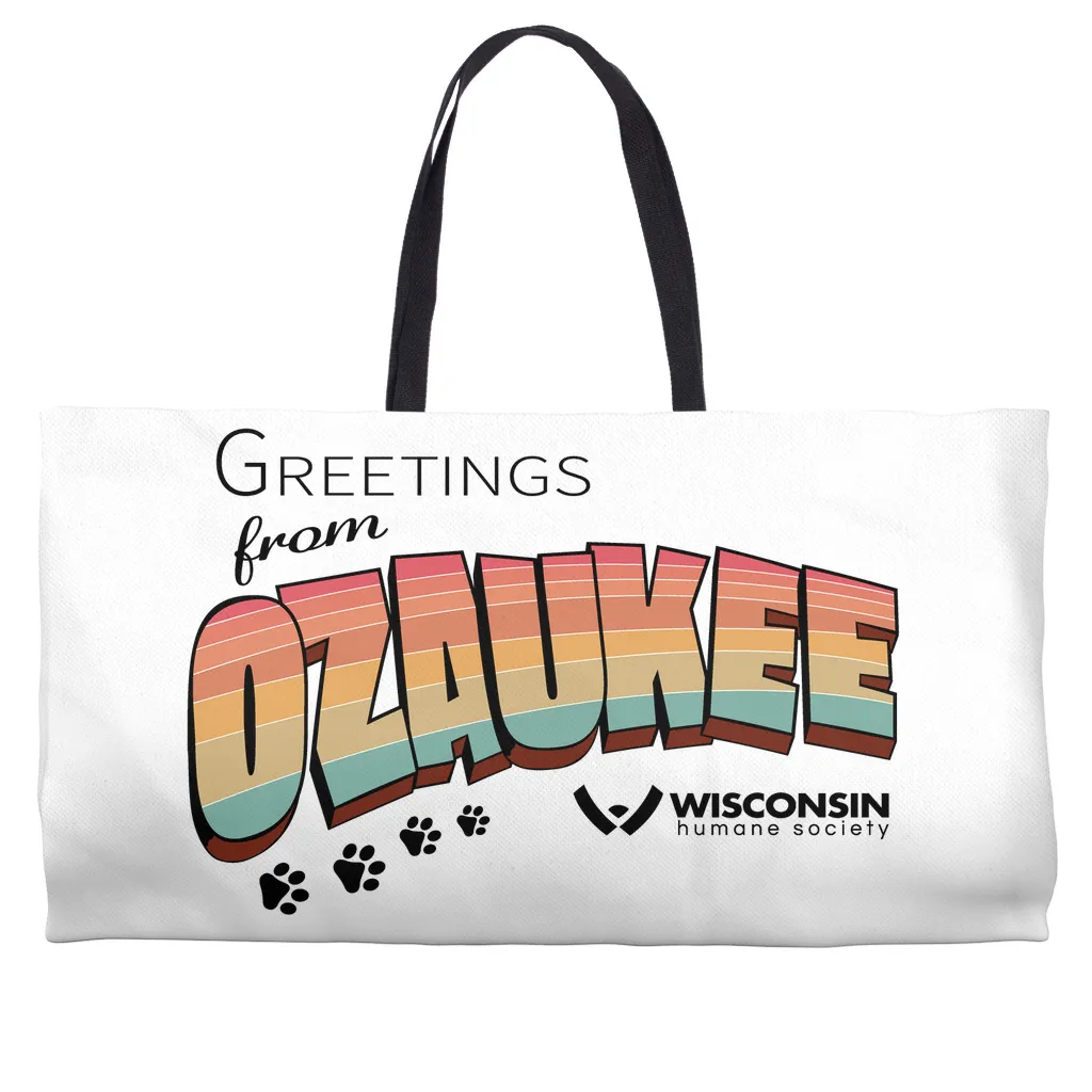WHS "Greetings from Ozaukee" Weekender Totes