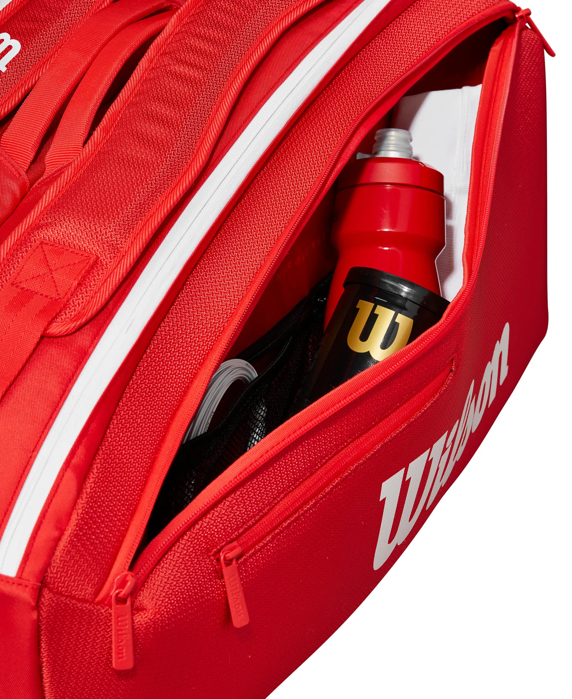 Wilson Super Tour 9 Pack Racket Bag 2025 - Red